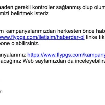 Pegasus Firmasının İlgisiz Tavırları