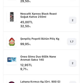 Migros Sanal Market Eksik Ürünlerim İçin İletişime Geçilsin