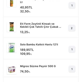 Migros Sanal Market Eksik Ürünlerim İçin İletişime Geçilsin