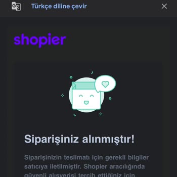 Shopier Siparişim Kargoya Verilmiyor