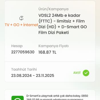 D-Smart Net Pişmanlık İlgisiz Bir Sağlayıcı