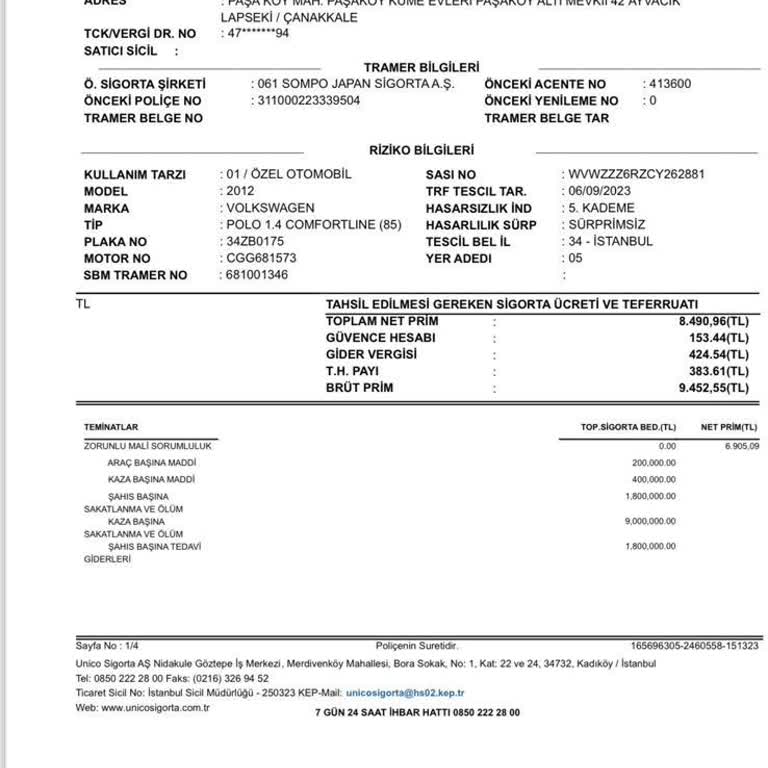 sigortaladım.com Trafik Sigortasında Sürekli Adres Hatası