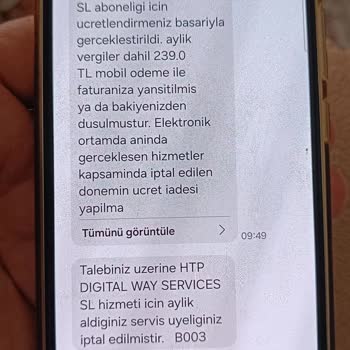 Vodafone Faturalarında Haksız Abonelik Ücretleri ve Kısıtlama Sorunu