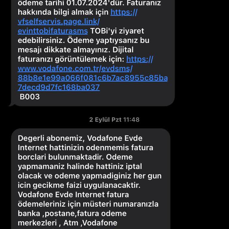 Vodafone Net Vodafone Cayma Bedeli Sorunu