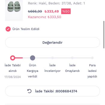 Penti Ücret İadesi Yapmıyor