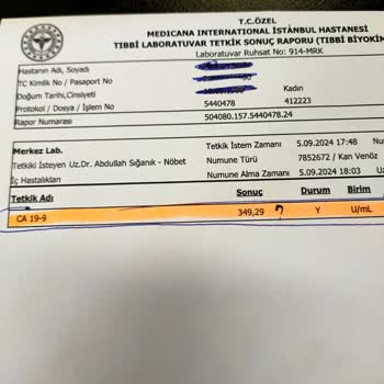 Beylikdüzü Medikana İnternational Has. Kan Tah. Sonuçları Şikayet