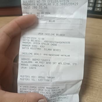 Lumberjack Ürününün Arkasında Durmuyor.