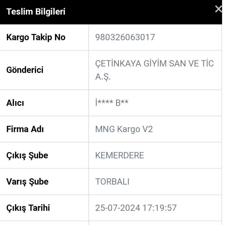 Çetinkaya Aldığım Ürünü Göndermiyor