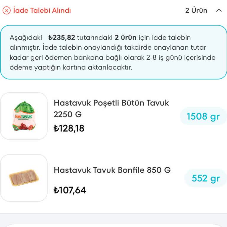 A101 Teslim Edilmeyen Ürünüm Para İadesinin Yapılmaması