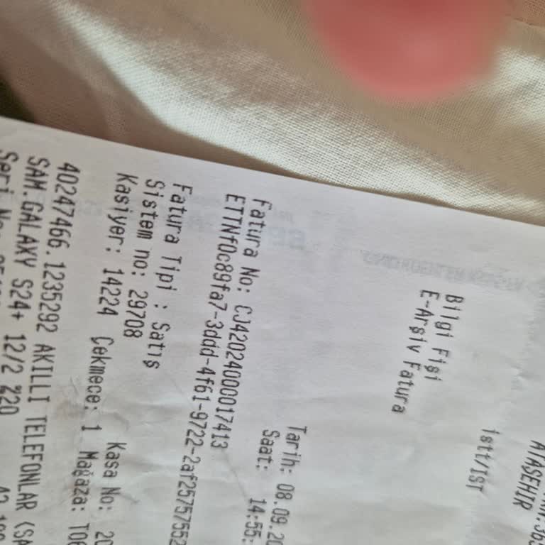 Samsung Telefon S24+parmak Okuyucu Sorunu