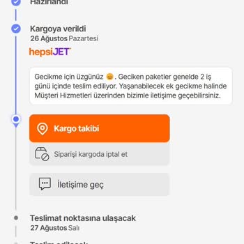 Hepsiburada Teslimat Kodu Verilmeyen Ve 2 Haftadır Ortada Kalan Kargo