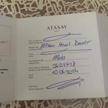 Atasay 3 Aydır Beni Oyalıyor Ve Defolu Ürün Satıyor!