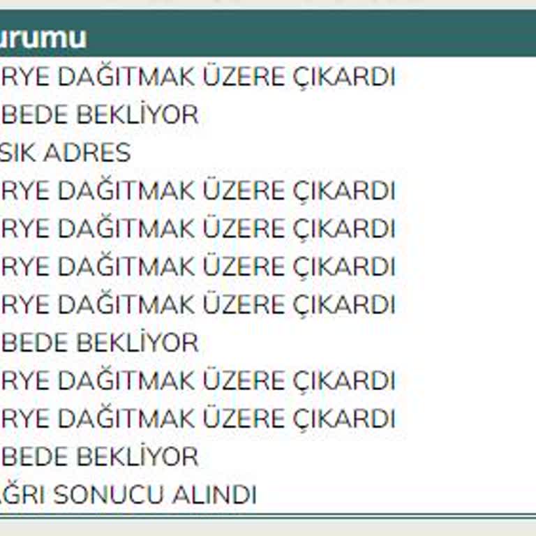 UPS, Kargom Gelmiyor.