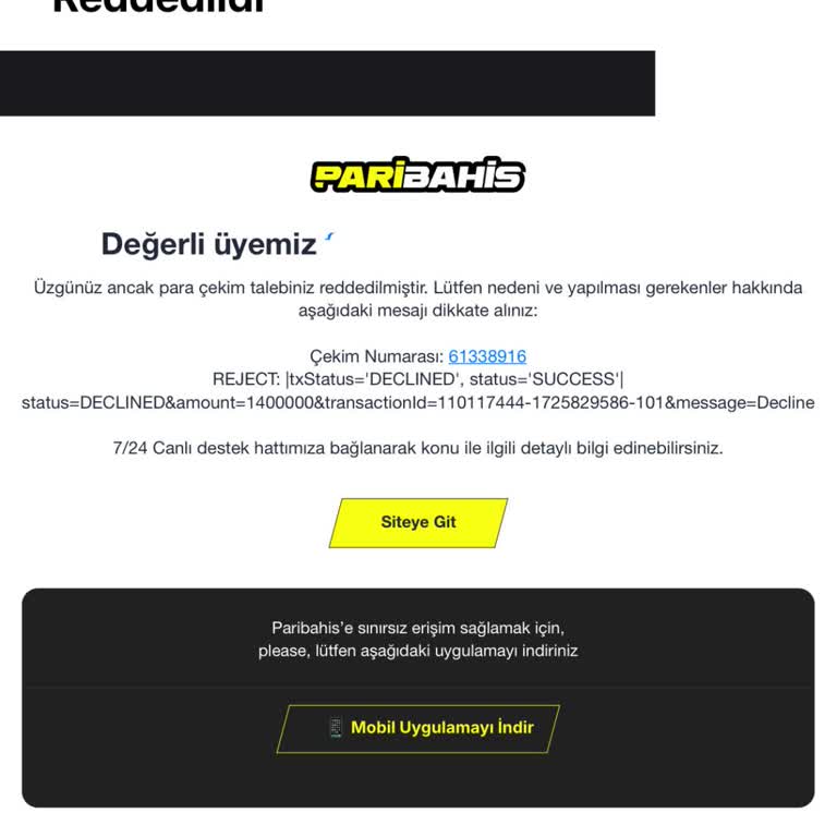 Paribahis Parama Vermediler Dolan-dır-dı Beni Girmeyin Siteye