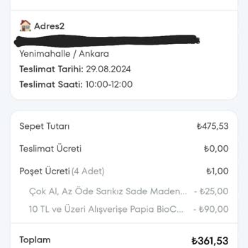 A101 Teslim Etmediği Ürünlerin Çekilen Parası Geri Ödenmedi