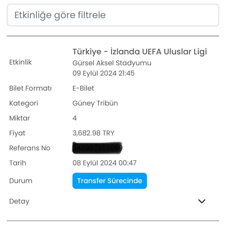 Banabilet Sitesi Bilet Transfer Sorunu