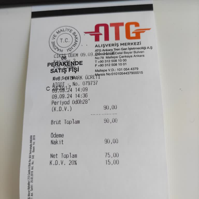 YHT (Yüksek Hızlı Tren) Ücretsiz Otopark Süresi Hakkında Şikayet