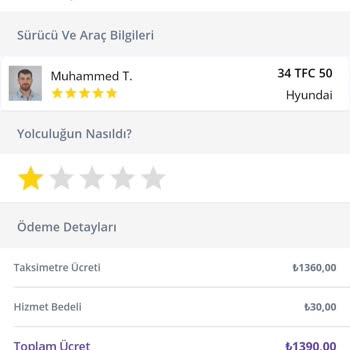 Getirbitaksi Fazla Ücret Çekti