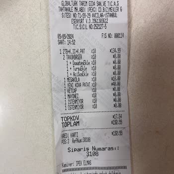 Burger King Ürün Ve Hizmet Şikayeti