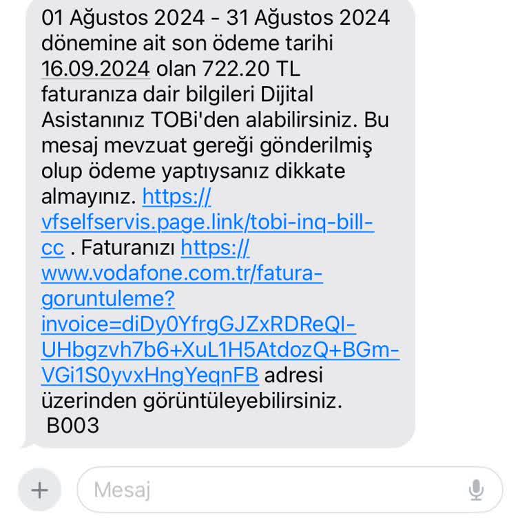 Vodafone İlk Ay Cayma Bedeli