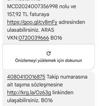 Aras Kargo Yanlış Gönderilen Mesajlar Ve Kişisel Bilgi Güvenliği Sorunu