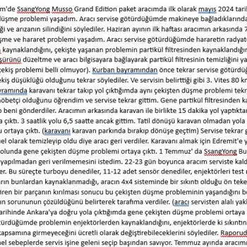 SsangYong Musso Grand - Çekişten Düşme