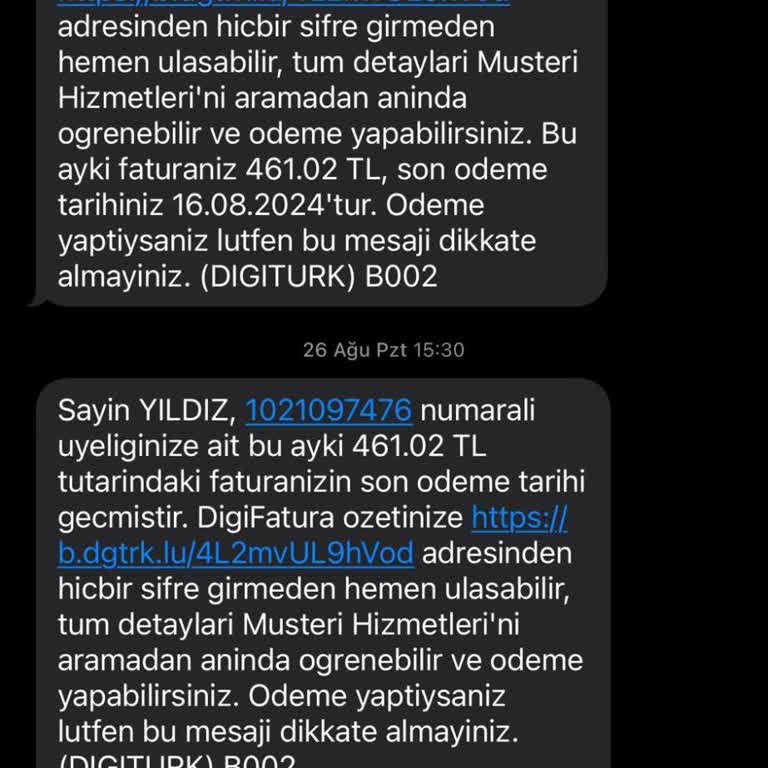 Digiturk Müşteri Hizmetleri Ulaşılamıyor