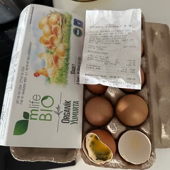 Migros Mlife Organik Yumurta Küflü