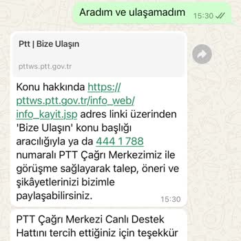 PTT Kargo PTT Müşteri Hizmetleri Saygısızlığı