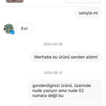 Gardrops'ta Orijinal Olmayan Ürünün İadesi Sorunu