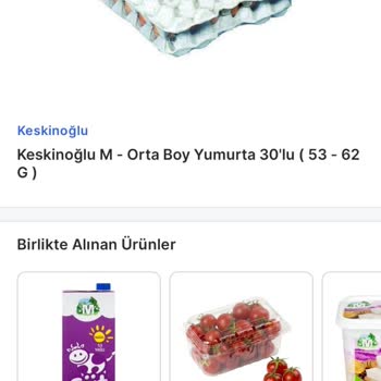 Migros Hemen Uygulamasından Gelen Ürün Renkleri Arasındaki Uyuşmazlık