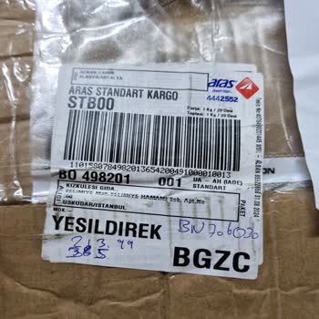 Aras Kargo Kargo Gönderimindeki Aksaklık Ve Extra Para İstenmesi Hk. Şikayetim