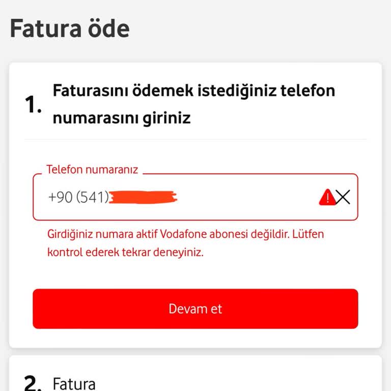 Vodafone'dan Ayrıldım Ama Faturamı Ödeyemiyorum