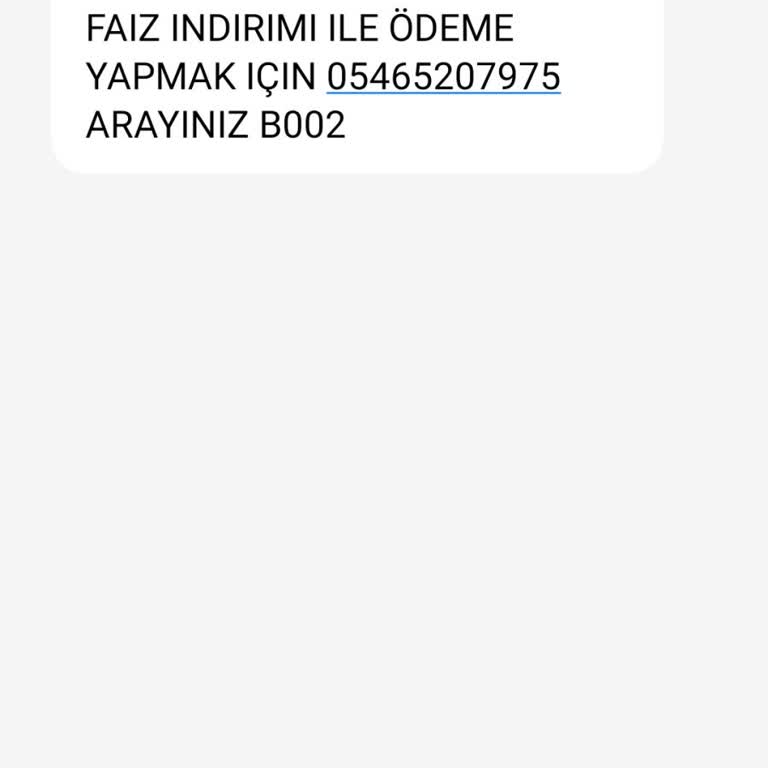 UCKOCLAR HK (SMS) Asılsız İcra Mesajı Mesaj