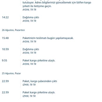 Amazon Teslim Edilmeyen Sipariş Ve İade Süreci