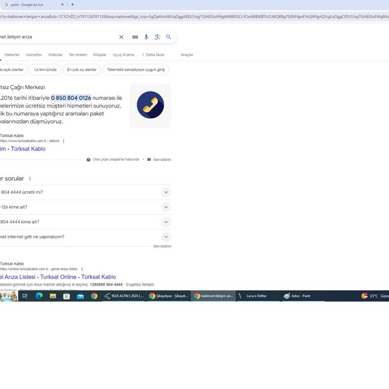 Kablo Net Kablosu Evin Ortasında Kaldı