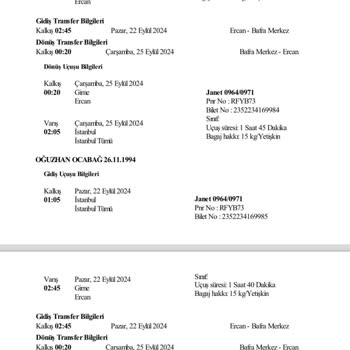 Türk Hava Yolları Bilet İptal Etme Sorunu