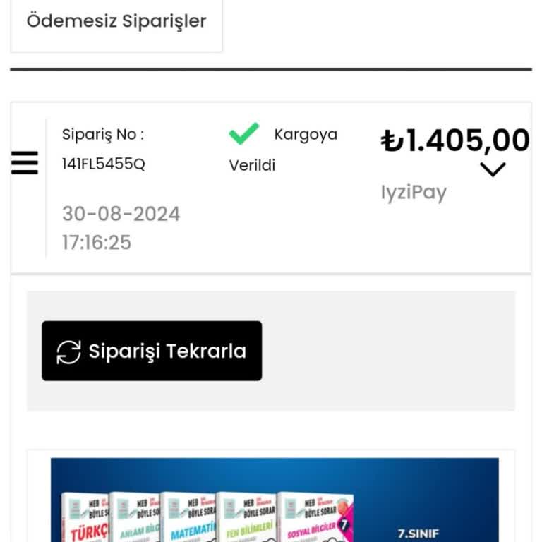 Sinan Kuzucu Yayınları Yayınevi Teslimat Şikayeti