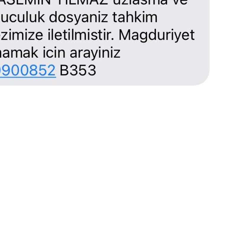 Türk Telekom E. Arabuluculuk İsimle Gelen Bilgim Dışındaki Mesaj