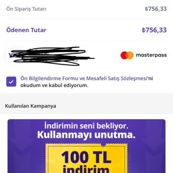 Getir Yanlış Adres Nedeniyle İptal Edilen Siparişin Ücreti İade Edilmiyor
