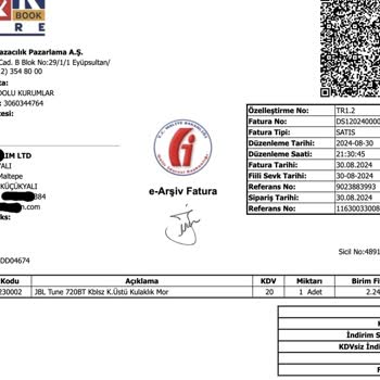 D&R Hatalı Faturanın Düzeltilmemesi