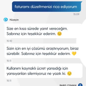 Yurt Dışı Kullanım Hatası ve Fatura Sorunu