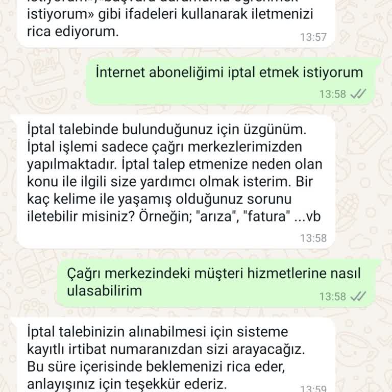 Millenicom'u İptal Etmek İstiyorum