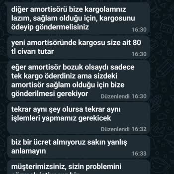 Xmax Oyuncu Koltuğu Satış Sonrası Destek Problemi Ve Kargo Ücreti