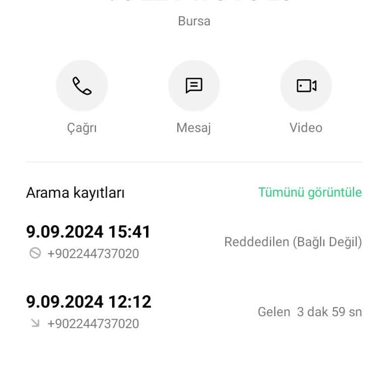 0224 473 70 20 +902244737020 Numaradan Arandım
