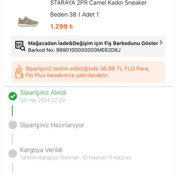 FLO Ayakkabı FLO Siparişim Üç Aydır Gelmedi. Hala Hazırlanıyor
