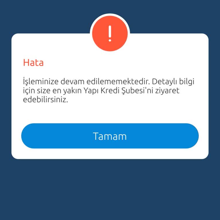 Yapı Kredi Tek Şifre Sorunu