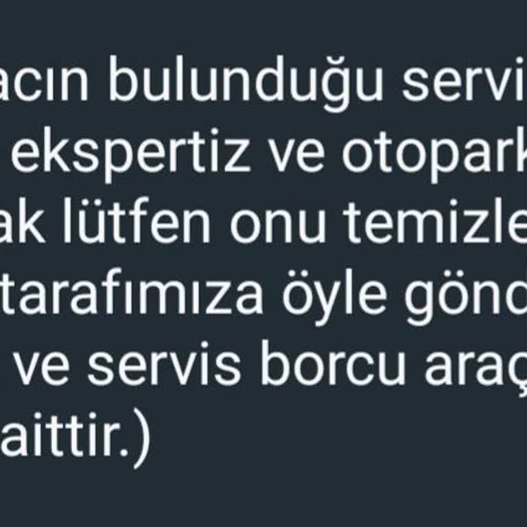 Axa Sigorta Otopark Ücretini Ödemiyor