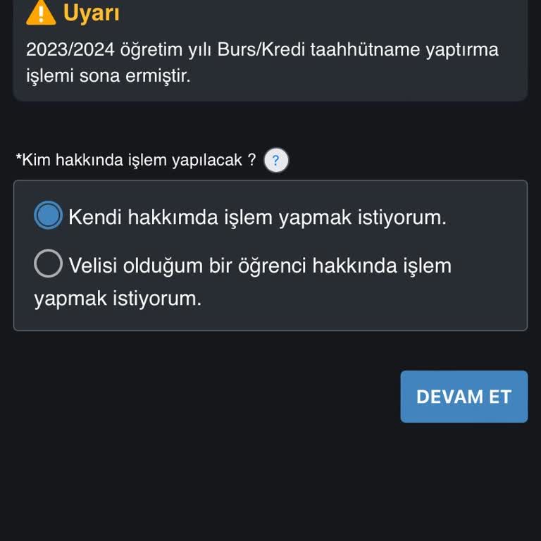 KYK Taahhütname Gecikmesi
