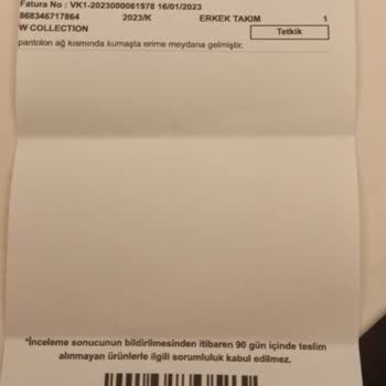 W Collection Kalitesiz Takım Elbise Mağduriyeti!